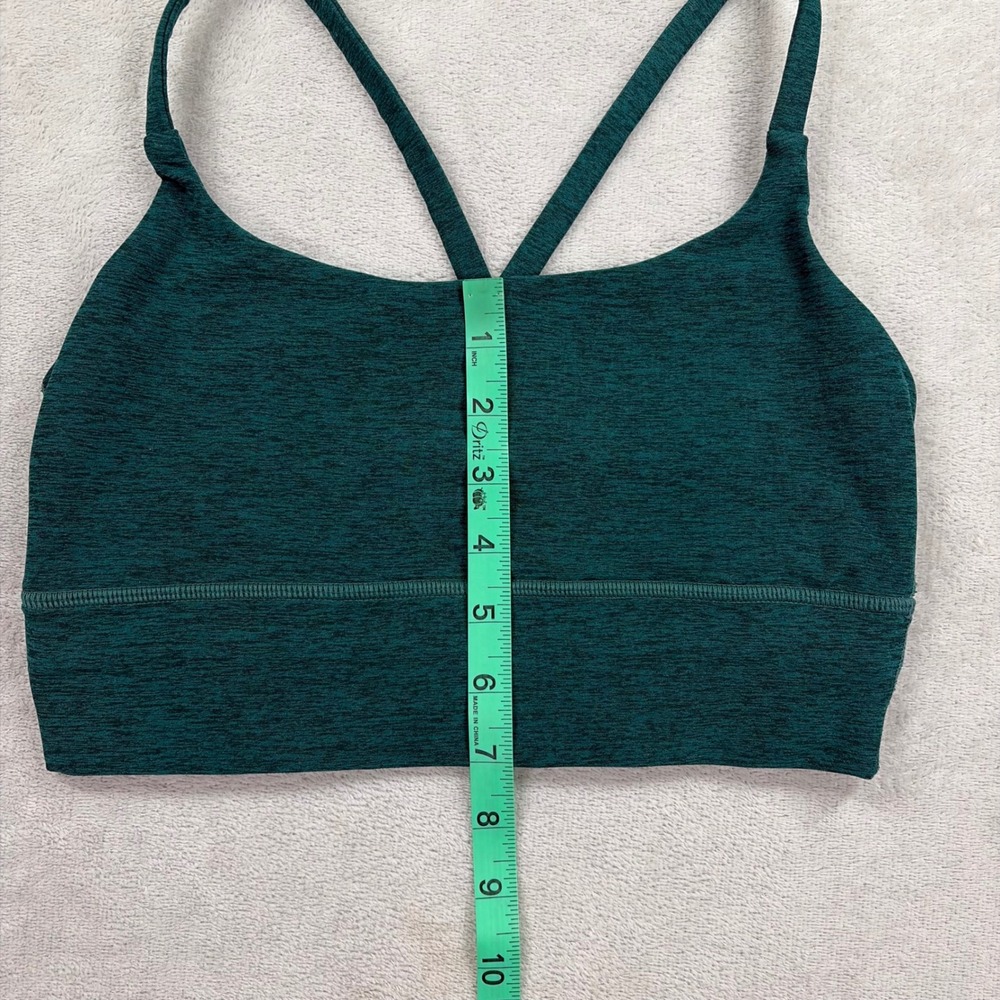 Vuori Long Line Elevation Bra Women Small Forest Green Strappy Back  Activewear - Picture 7 of 8
